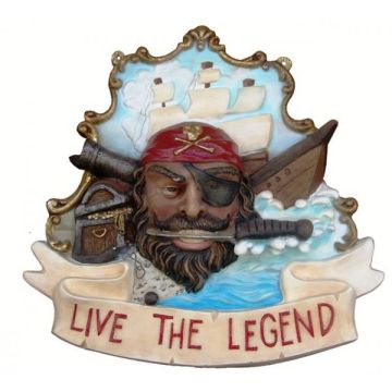 Live the Legend Schild verkleinert