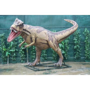 Dinosaurier Tyrannosaurus braun lebensgroß