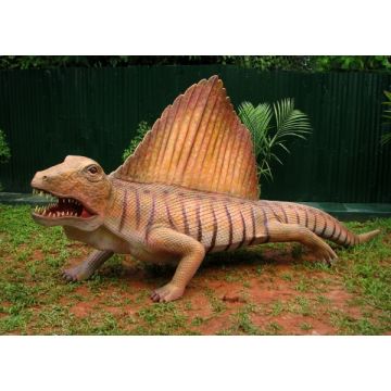 Dinosaurier Dimetrodon lebensgroß