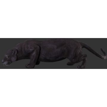 Schwarzer Panther lebensgroß