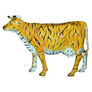 Tigerkuh lebensgroß