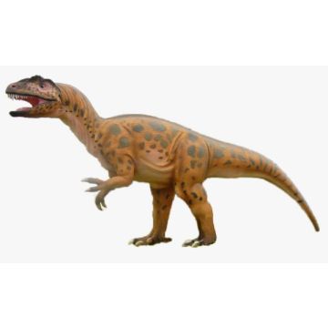 Fleischfressender Dinosaurier lebensgroß