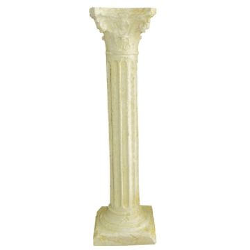 Säule mit Schneckenkapitell lebensgroß