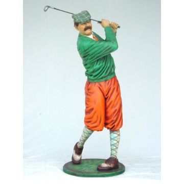Golfer klassisch lebensgroß