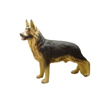 Schäferhund stehend lebensgroß