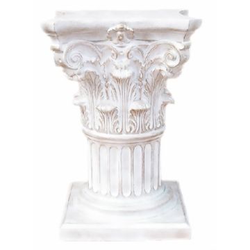 Säule mit Schneckenkapitell lebensgroß
