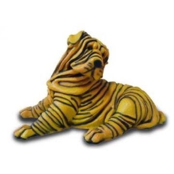 Shar-Pei / Chinesischer Faltenhund lebensgroß