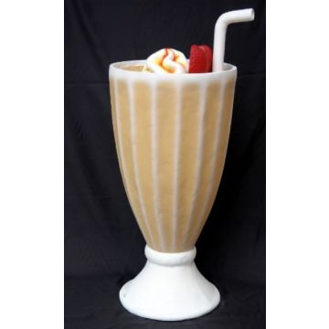Milchshake Vanille Banane übergroß XXL
