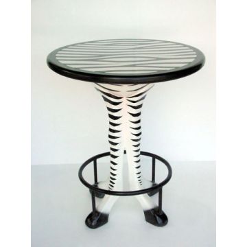 Bartisch Zebra lebensgroß
