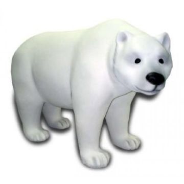 Eisbär laufend lebensgroß
