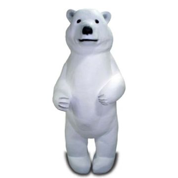 Eisbär stehend lebensgroß