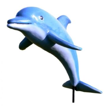Delphin springend lebensgroß
