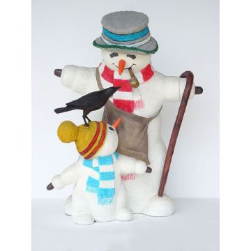 Schneemänner lebensgroß