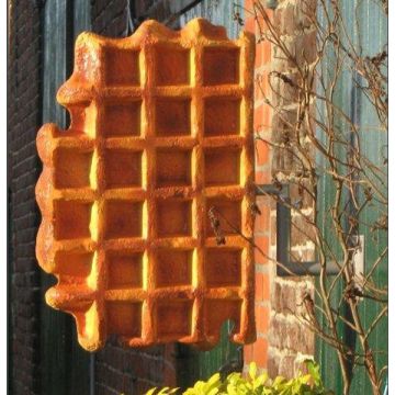 Waffel mit Wandhalterung übergroß XXL