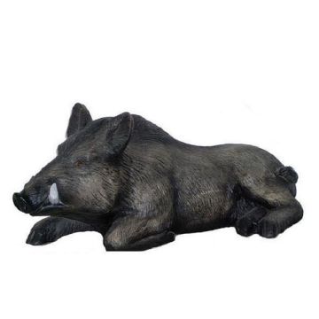 Wildschwein liegend lebensgroß