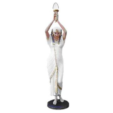 Ägypterin mit Lampe 2 lebensgroß