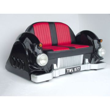 SOFA - MERCEDES (SCHWARZ) lebensgroß