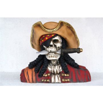 Piratenkopf lebensgroß