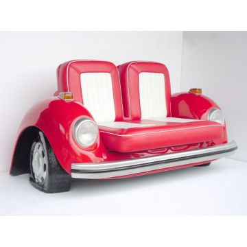 SOFA - VOLKSWAGEN - BEETLE (ROT) lebensgroß