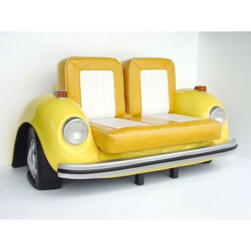 SOFA - VOLKSWAGEN - BEETLE (GELB) lebensgroß