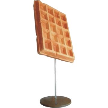 Waffel auf Ständer übergroß XXL