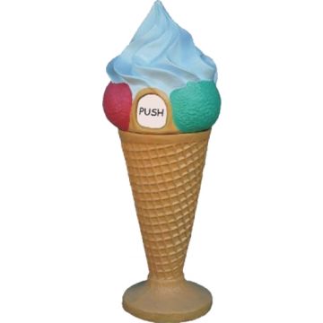 Eis Abfalleimer übergroß XXL