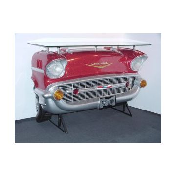 BAR - CHEVY (ROT-GLITZER) lebensgroß