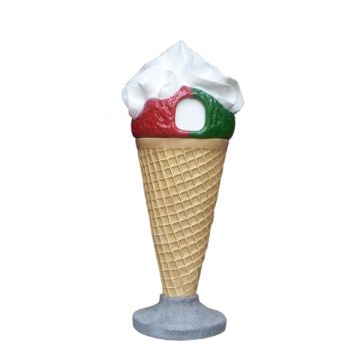 Eis Mülleimer übergroß XXL