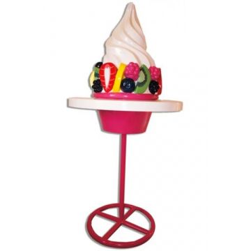 Frozen Joghurt Tisch vergrößert