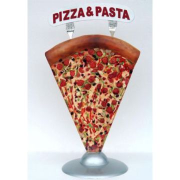 Pizzastück als Werbeaufsteller übergroß XXL