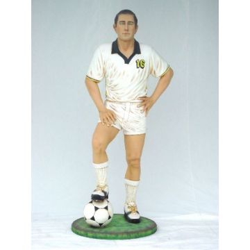 Fußball Spieler lebensgroß