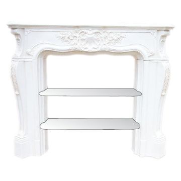 Kamin Regal lebensgroß