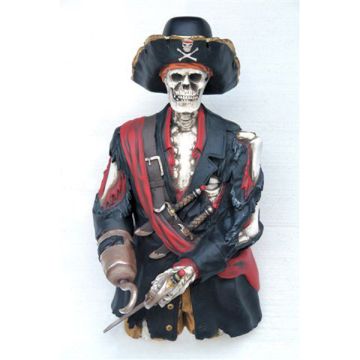 Piratenskelett halb lebensgroß