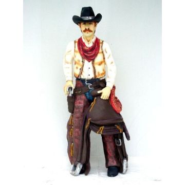 Cowboy lebensgroß