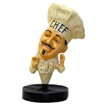 Chefkochbüste lebensgroß