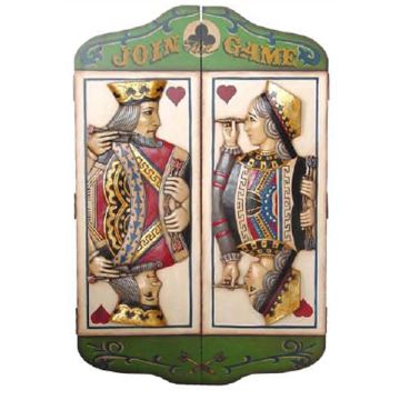 Spielstands- oder Dart-Kasten lebensgroß