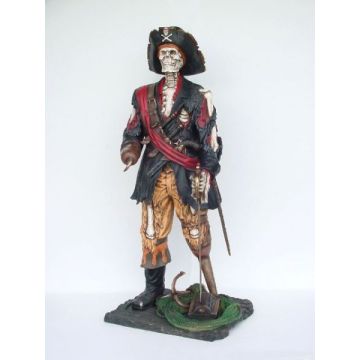 Piratenskelett lebensgroß