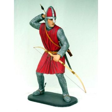 Ritter mit Bogen lebensgroß