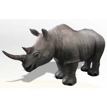 Rhinoceros lebensgroß