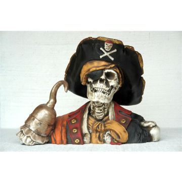 Piratenkopf lebensgroß