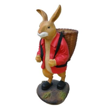 Osterhase mit Kiepe. groß keine Angabe