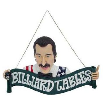 Billiardtisch-Schild verkleinert