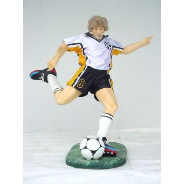 Fußball Spieler klein verkleinert