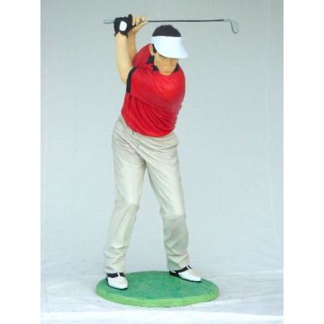 Golfer modern lebensgroß