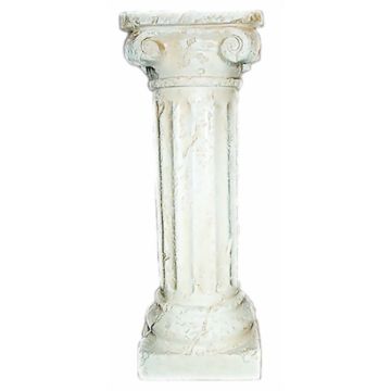 Säule mit Schneckenkapitell lebensgroß