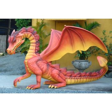 Feuerdrache lebensgroß