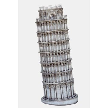 Orginale Nachbildung des Schiefen Turm von Pisa verkleinert