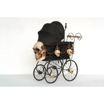 Horror Kinderwagen lebensgroß