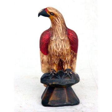 Adler sitzend klein verkleinert