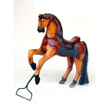 Pferd auf Ständer klein verkleinert